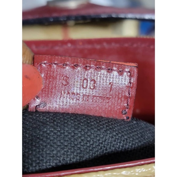 Authentic Burberry haymarket pattern Shoulder Bag Beige/Dark red - Picture 4 of 13